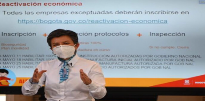 Bogotá empieza una nueva etapa de cuidado para enfrentar el COVID