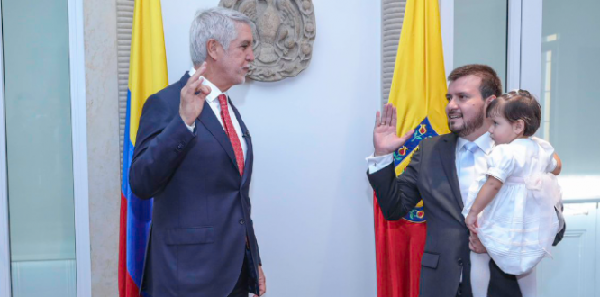 Alcalde Peñalosa posesiona a Iván Casas como nuevo secretario de Gobierno