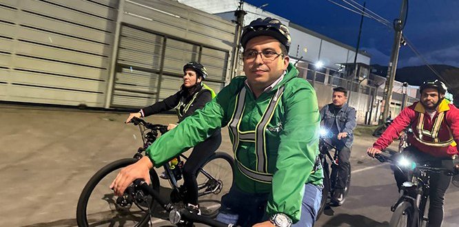 ciclovía nocturna