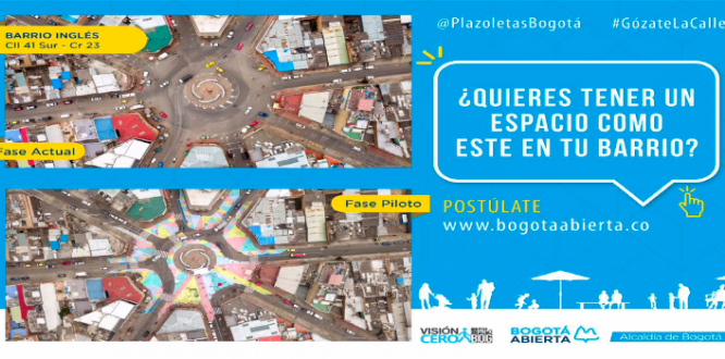 Distrito abre la segunda convocatoria pública de proyectos del programa ‘Plazoletas Bogotá’