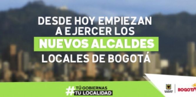 Bienvenidos nuevos alcaldes de Bogotá